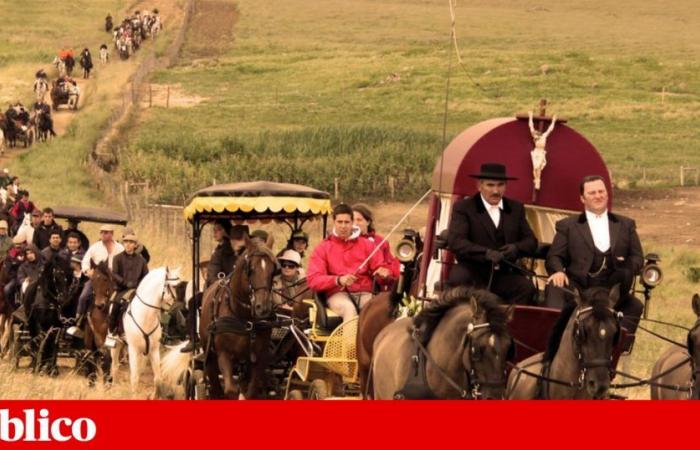 Father dies and son is injured after being run over by a horse carriage