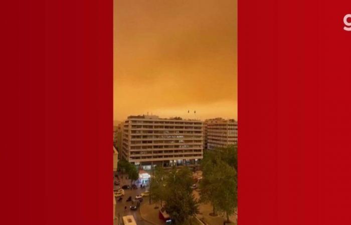 Dust clouds cover part of Greece and leave Athens with orange skies | World
