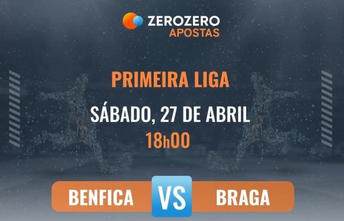 Benfica vs SC Braga Prediction 04/27/2024 :: zerozero.pt