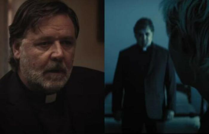 Russell Crowe ends up possessed while shooting a horror film in the first macabre trailer for ‘The Exorcism’; watch