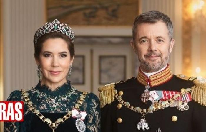 The new official portraits of Mary and Frederick of Denmark