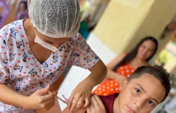 Caucaia reinforces influenza vaccination for children with itinerant action in municipal schools