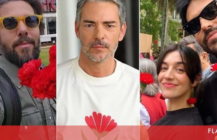 The carnation party! Celebrities join thousands of Portuguese people to celebrate the 25th of April for Freedom and Democracy – National