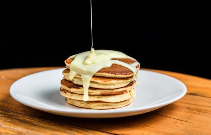 With just three ingredients you make these delicious pancakes