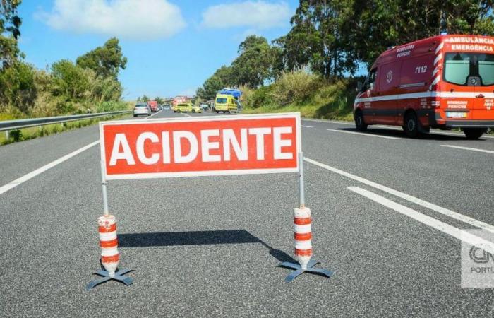 One dead and one seriously injured in an accident on Estrada Nacional 109 in the municipality of Leiria