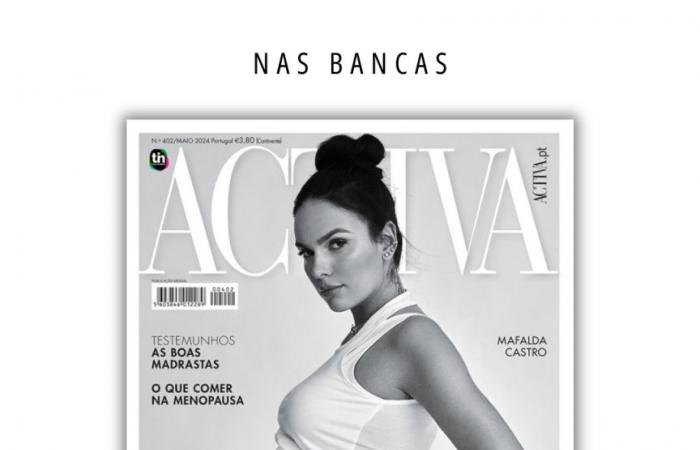 Today on newsstands: Mafalda Castro is on the cover of ACTIVA in May