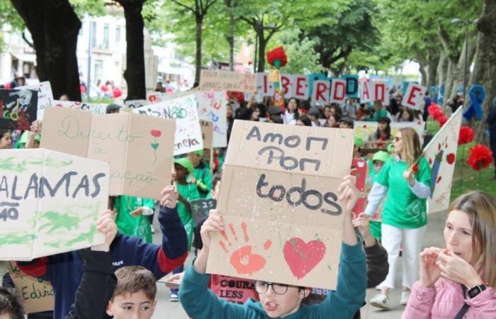 VILA VERDE (highlight) – Schools promoted ‘demonstration’ in defense of education, the rights of children/young people and the protection of the planet