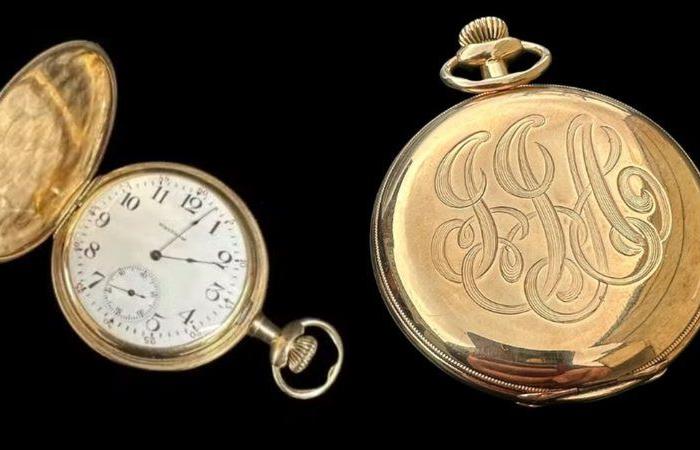 Ship’s richest passenger’s gold watch goes up for auction