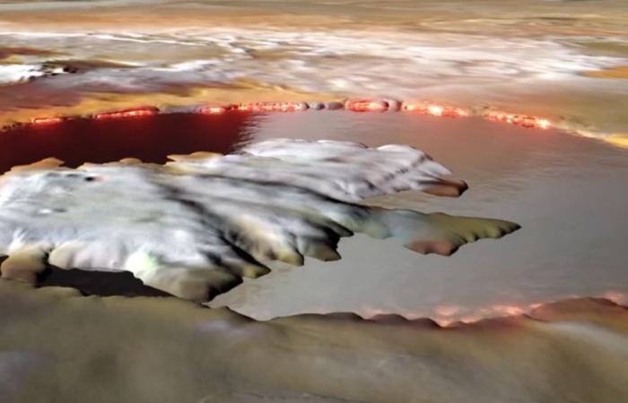 NASA reveals images of a lava lake on the planet Jupiter’s volcanic moon