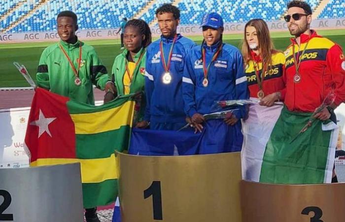 Heidilene Oliveira wins gold medals in the 100 and 200 meters at the World Para Athletics Grand Prix Series in Marrakech