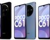 POCO C61 has leaked price and appears with Redmi A3 design