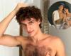 Manu Gavassi’s boyfriend uses fake hair to play Cazuza in a film by Ney Matogrosso; Photos