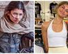 Zendaya turns heads in a white t-shirt with nothing underneath while visiting a thrift store | Celebrities