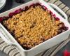 The healthiest and easiest crumble ever. Write down this recipe
