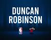 Duncan Robinson NBA Preview vs. the Knicks