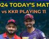 IPL 2024 today’s match: DC vs KKR Playing 11, live toss time, streaming | IPL 2024 News