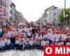 Students from Viana took to the streets to celebrate the 25th of April