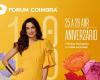 Forum Coimbra turns 18 with flowers, a roulette wheel of prizes and glamor