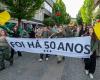 Secondary School students recreated ‘Carnation Revolution’ on the streets of Fafe