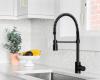 If you are going to install a black tap in the kitchen, it is best to think carefully