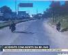 Criminal police officer dies in motorcycle accident on BR-040; VIDEO | Minas Gerais