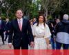 The new first lady’s first time: Carla Montenegro’s look to show her hand in hand with her husband – Nacional