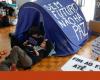 Students return to camp at a Lisbon college, but protest does not stop classes | Gaza