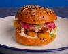 there is a Goldfish Burger and Salmon Ceviche