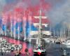 The incredible images of the arrival of the Olympic flame in the city of Marseille