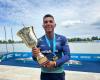 Isakias Queiroz won the gold medal at the Canoeing World Championship